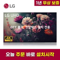 LG 86인치 (217cm) 울트라HD 4K 스마트 LED IPS TV 86UR640S 셋톱박스 전용