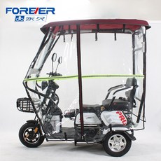 세발 전기자전거 배달용 충전 2인용 삼륜 3륜 여성 노인 완전 밀폐형 영구 전기 세발 자전거 전용 간이 차고