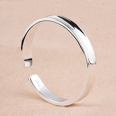 실버이니셜팔찌