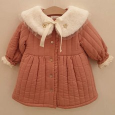 [현대백화점][M밍크뮤M7] OR)러블리퀼팅원피스자켓+FUR카라SET 2종 택1 백일.돌.3-6세.선물.치마.점퍼.코트