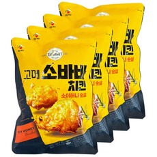 CJ제일제당 고메 소바바치킨 소이허니 순살 375g x 4개