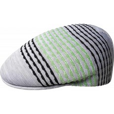 KANGOL (캔 골) 액세서리 모자 Blip Stripe 504 Flat Cap Grey 남성 [병행 수입품]