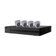 Hikvision EKTK41T24 4CH 2MP DVR 키트 X 아웃도어 IR 터렛 카메라 4대 TB HDD 1대 갱신 - dvr4ch