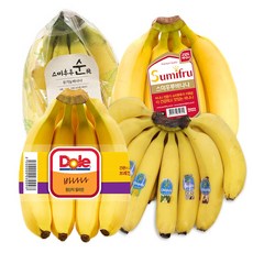 실속형 고당도 바나나, 4kg(2-3송이), 1박스