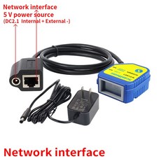 바코드리더기 ScanHome 고정 마운트 바코드 스캐너 내장형 리더 USB RS232 1D 2D QR PDF417 DPM PLC485hand, 네트워크 5V, 19 네트워크 5V, 1개