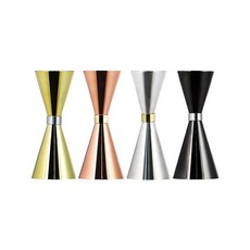칵테일 지거 도구 하이볼 홈텐딩 바텐더 미니양주 계량컵 온스잔 위스키 일본, 1개, Q. 30/45ml-실버