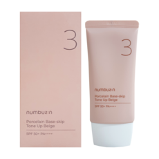 넘버즈인 3번 도자기결 파데스킵 톤업베이지 SPF50+ PA++++ 50ml