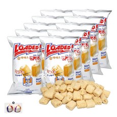 로디드 슬라이스 쌀쿠키 우유맛(120g) x 10봉+자색옥춘사탕 20g 세트, 1세트, 1.2kg