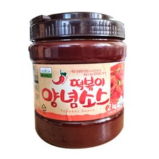 칠갑농산 떡볶이 양념소스 2Kg 대용량 X 6개입 BOX, 6개