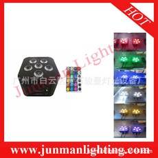 6톨 18 WRGBWAP UV 6in1 원격조종 납작함 파등 PAR64 무대, RGBWAP(UV)6in1 100