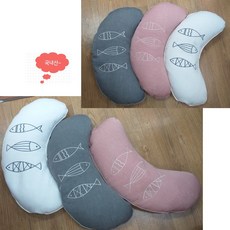 인견반달피쉬메밀베개, 그레이
