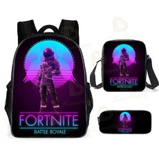 FORTNITE 배틀 로얄 배낭 승리 어린이 3D 만화 Schoolbag 초등학교 편안한 노트북 유니섹스