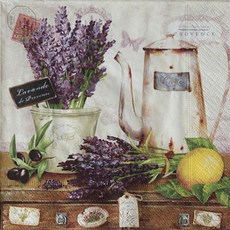 파스텔크래프트 Easy Life 냅킨아트 R0414#LADE Lavande de Provence 냅킨20매 33x33cm 0017, 20매입, 혼합색상