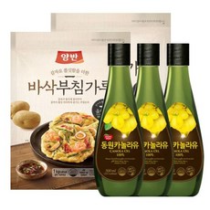 [동원] 카놀라유 500mlx3병+부침가루 1kgx2봉, 상세 설명 참조