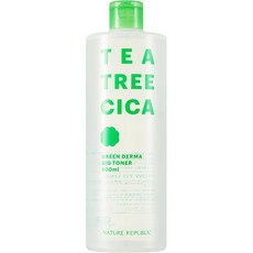 일본직발송 6. 【NATURE REPUBLIC OFFICIAL】네이처 리퍼블릭 그린 더마티 트리 CICA 빅 토너 화장수 500M, One Size, One Color, 1개