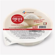 CJ제일제당 엄마손맛 햇반 210g 자취템 감칠맛업 분식 캠핑필수품 홈캉스 집밥 아침식사대용, 4개