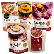 동원 양반죽 및 반찬모음/단호박죽/쇠고기죽/단팥죽/특전복죽/장조림, 비비고소고기죽 450g
