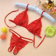 트렌드핏 섹시 밑트임 갈라팬티 야한속옷 브라세트