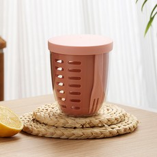 타이디패밀리 과일 후르츠팟 최화정과일통 푸르트팟, 1개, 플라스틱포크-핑크