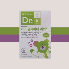 에프앤디넷 닥터에디션 키즈 멀티비타 리퀴드 사과맛 10ml [30일분], 300ml, 2개