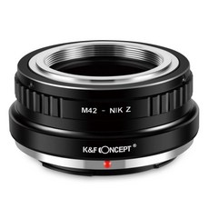 K&F Concept M42-NIK Z _ M42 Lens - Nikon Z Body 변환어뎁터, 1개 1개