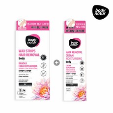 [바디네이처] 왁스스트립 로터스 플라워 왁스스트립 1개+제모크림 1개, 100ml, 1개