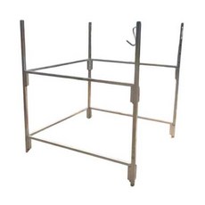 톤백 마대걸이 톤가방 쓰레기 수거함 브래킷 홀더 프레임 공사장, 1개, 1.2x1.2x1.5 (빔 6)