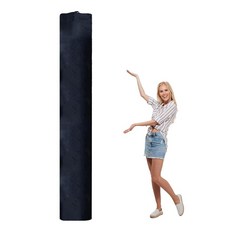 NICENEEDED 대형 러그 보관 가방 피팅 최대 20.3 x 3m(8 10피트) 롤 보호 61 290cm(24 116인치) 블랙 드로스트링 카펫 파우치 옥스포드 천 이동, 1개, 1개입