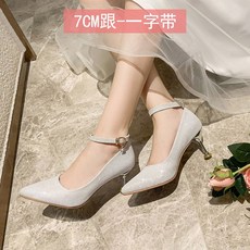 글리터통굽구두7cm