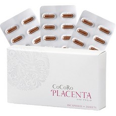 6. COCORO PLACENTA CoCoRo 플라센타 고농도마 플라센타 보조식품 30알 약 1개월분 캡슐 타입 1박스 세트, 원 컬러_1, 원 컬러_1, 상세 설명 참조0