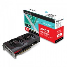 이엠텍 SAPPHIRE 라데온 RX 7600 XT PULSE OC D6 16GB 정품 그래픽카드 - 7600