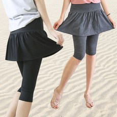 미소레깅스 사방스판 2단 캉캉후레아 레깅스