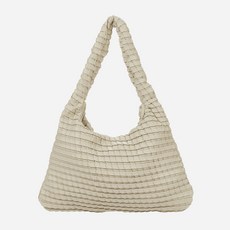 KWANI Textured Hobo Bag Vanilla - 콰니