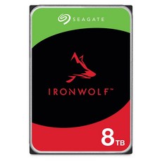 Seagate Ironwolf 3.5" [데이터 복구 3년 첨부] 8TB 내장 HDD(CMR) 3년 보증 24시간 가동 PC NAS용 RV 센서 ST8000VN002-TD, 상세페이지 참조 - st8000vn002