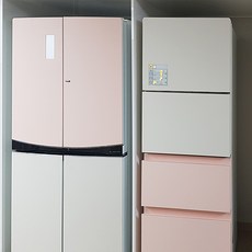 현대시트 냉장고 리폼 김치냉장고 시트지 파스텔 인테리어필름 1m, 01.