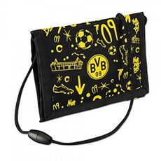 보루시아 도르트문트 유니섹스 청소년 BVB 넥 파우치 포켓 블랙 및 옐로우 한 사이즈