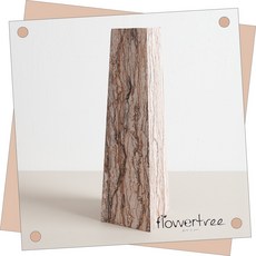 프리미엄 조화 화분 화병 꽃병 216종 고급 화병 플트 G, G01.마블사각우드화병 11x38cm-브라운