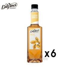 [다빈치] DAVINCI 로스티드시럽 바닐라, 750ml, 6개