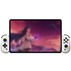 VILCORN D8 태블릿 게임패드 안드로이드 ios 스마트폰 컨트롤러 블루투스 무선 PC 신축성 조이스틱, 회색, 1개