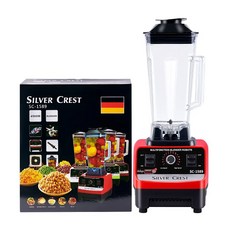 믹서기 헤비 듀티 상업용 믹서 착즙기 32000RPM 속도 기 아이스 스무디 커피 메이커 2 5L 4500W, EU 플러그, Red, 1개