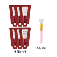 닥터큐먼 콜라겐 크림팩 프리미엄 체험분 10g 6매 + 스파출러 1개