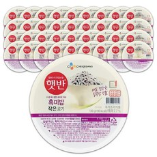 햇반 흑미밥, 130g, 36개