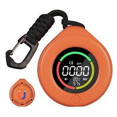 MOES CO Type-C 일산화탄소 검사기 감지기 농도습도온도 일산화탄소 검사기, 1개
