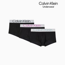 [AK PLAZA] [CK언더웨어] 남성 CK 리컨시더드 스틸 마이크로 로우라이즈 트렁크 3PK (NB3074-MHQ)