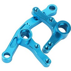 VGEBY RC 스티어링 어셈블리 RC 스티어링 서보 세이버 및 ServoTop 마운트 완료 세트 RC 자동차 예비 부, blue_One Size, blue_One Size, blue