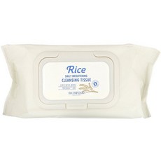 스킨푸드 라이스 데일리 브라이트닝 클렌징 티슈 80 시트 12.84 fl.oz(380ml) Skinfood Rice Daily Brightening Cleansing Tissue 80 Sheets 12.84 fl.oz(380ml), 1개, 80개입