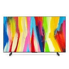 LG전자 올레드 evo TV, 방문설치, 스탠드형, 105cm(42인치), OLED42C2KNA