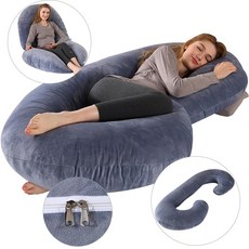 임산부베개 임산부 C형 바디필로우 안고자는 베개, 140cm(2400g), AQ