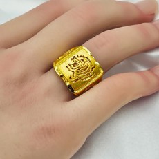 24K 호랑이 반지 순금 남자 기념일선물 타이거 18.75g