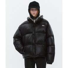 OIOI 시그니처 유광 다운 자켓_블랙 BOLD LOGO LIGHT DOWN JACKET_BLACK OI4C1MDWC2_3